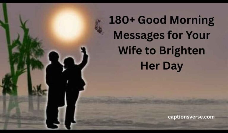 Good Morning Messages for Your Wife