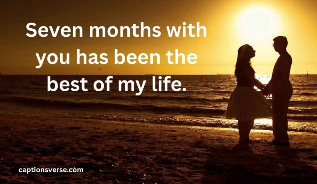 Heartfelt 7 Month Anniversary Wishes for Wife