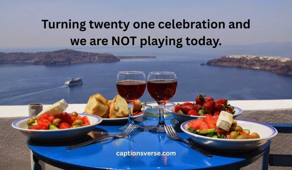 Instagram Captions for 21st Birthday Celebrations
