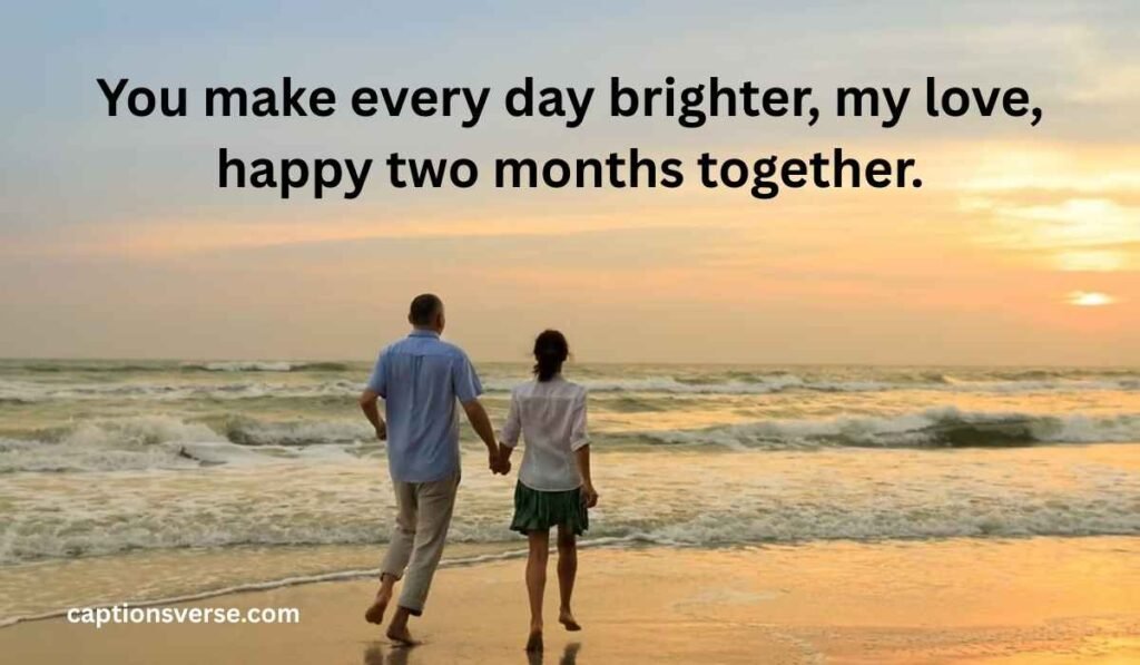 Romantic 2-Month Anniversary Wishes for Girlfriend