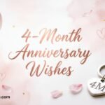4-Month Anniversary Wishes
