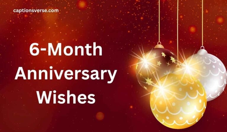 6-Month Anniversary Wishes