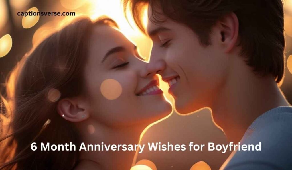 6 Month Anniversary Wishes for Boyfriend