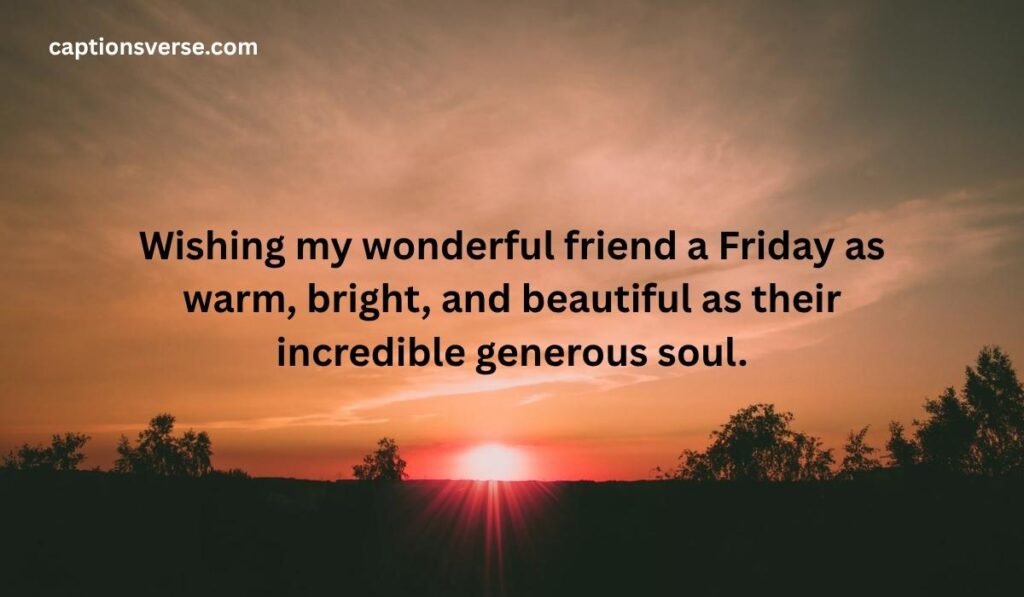 Friday Blessings for Friends