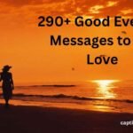 Good Evening Messages to My Love