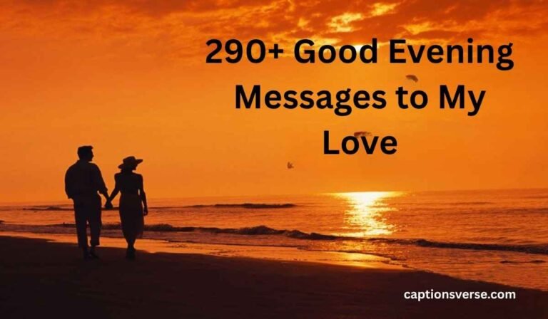 Good Evening Messages to My Love