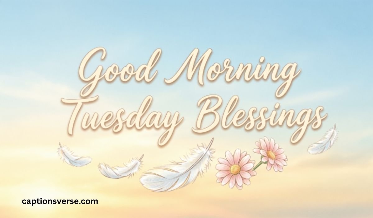 Good Morning Tuesday Blessings