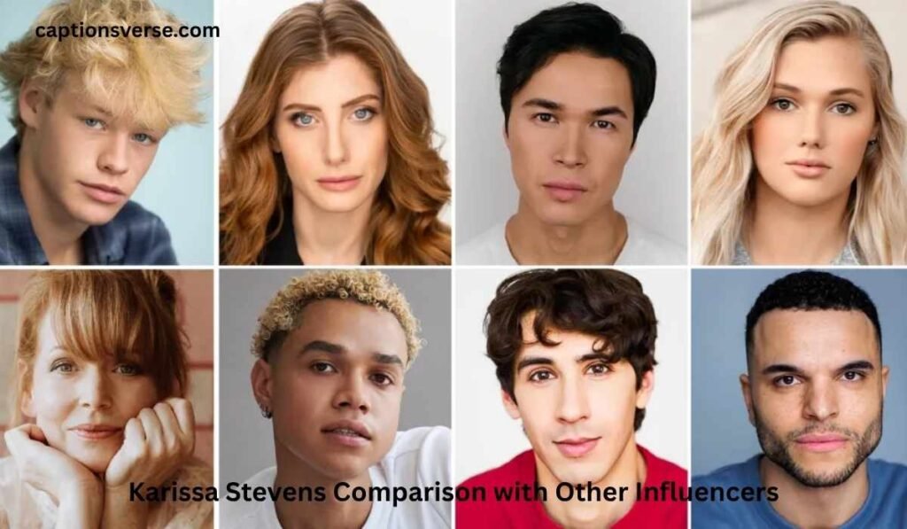 Karissa Stevens Comparison with Other Influencers