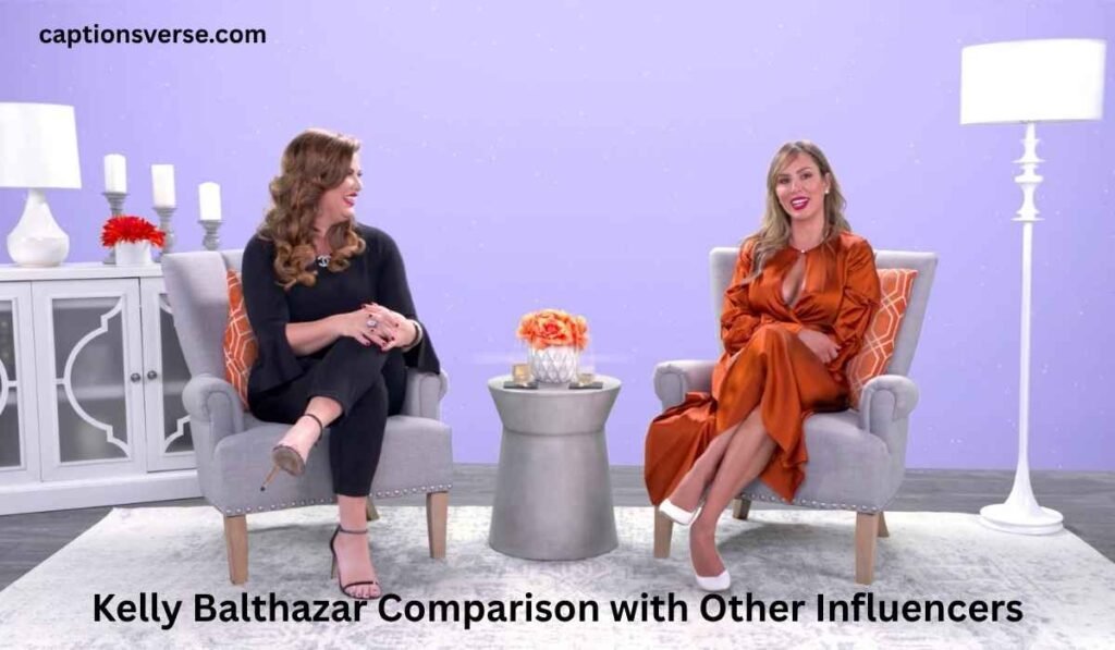 Kelly Balthazar Comparison with Other Influencers