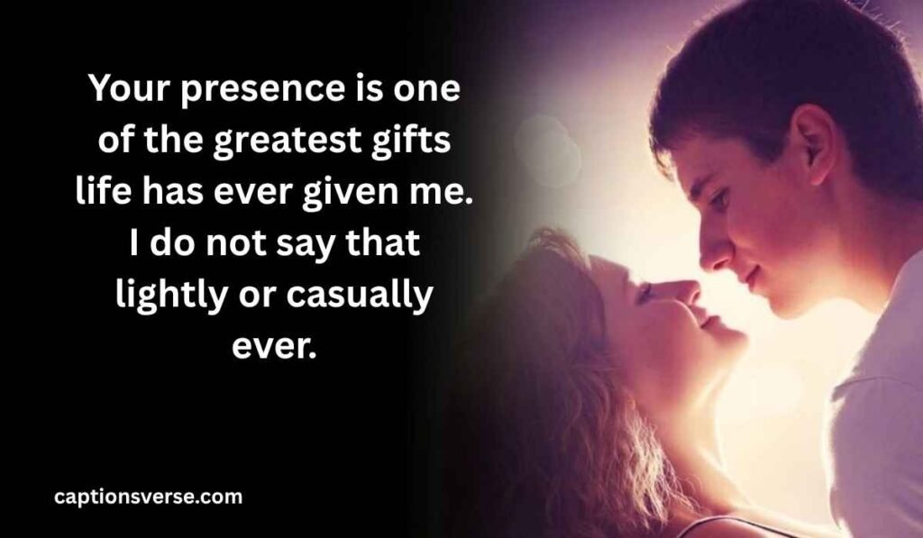 Long Messages About Her Presence