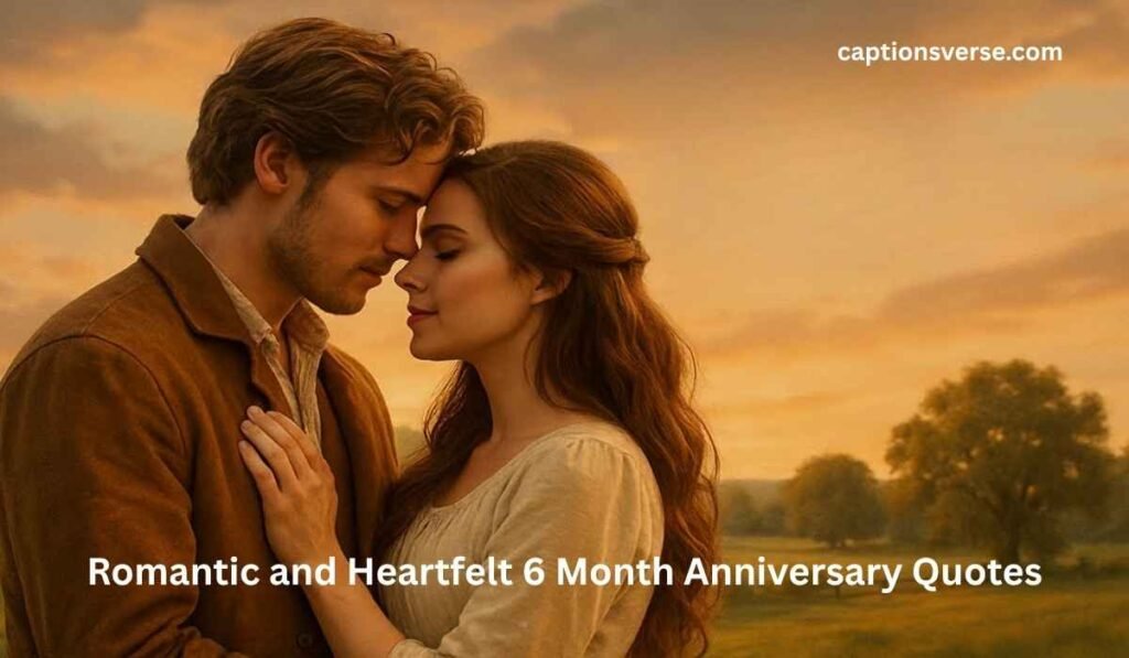 Romantic and Heartfelt 6 Month Anniversary Quotes