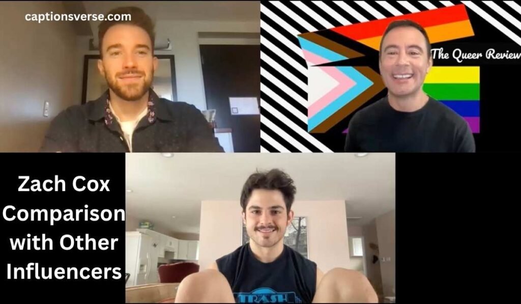 Zach Cox Comparison with Other Influencers