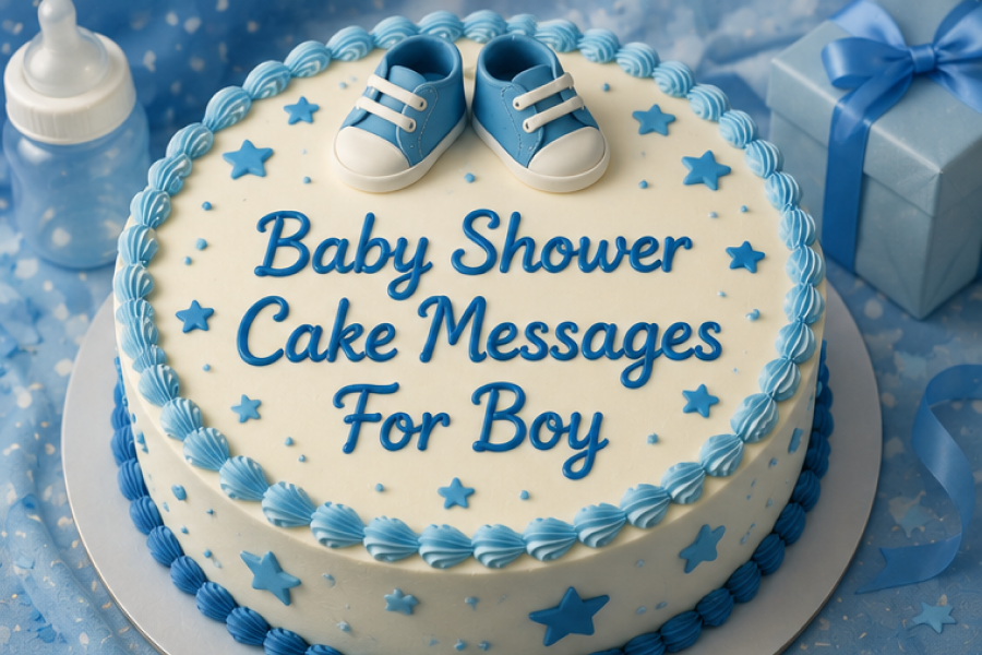 Baby Shower Cake Messages