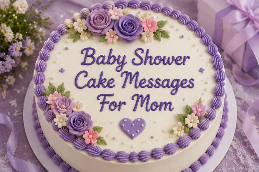 Baby Shower Cake Messages