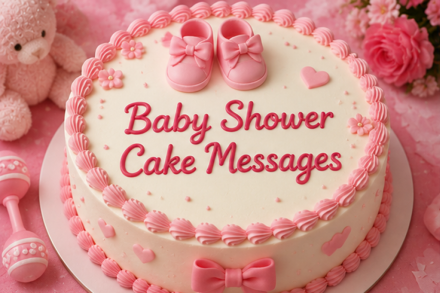 Baby Shower Cake Messages