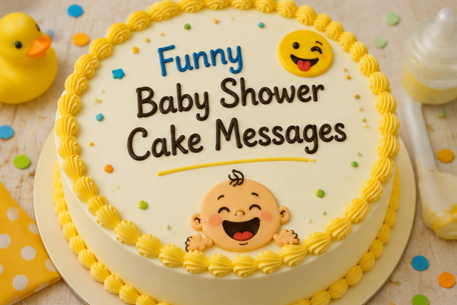 Baby Shower Cake Messages