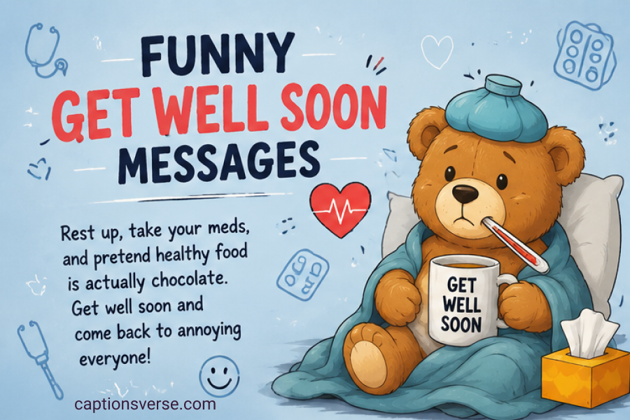 Funny Get Well Soon Messages