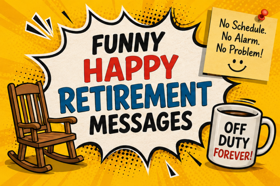 Funny Retirement Messages