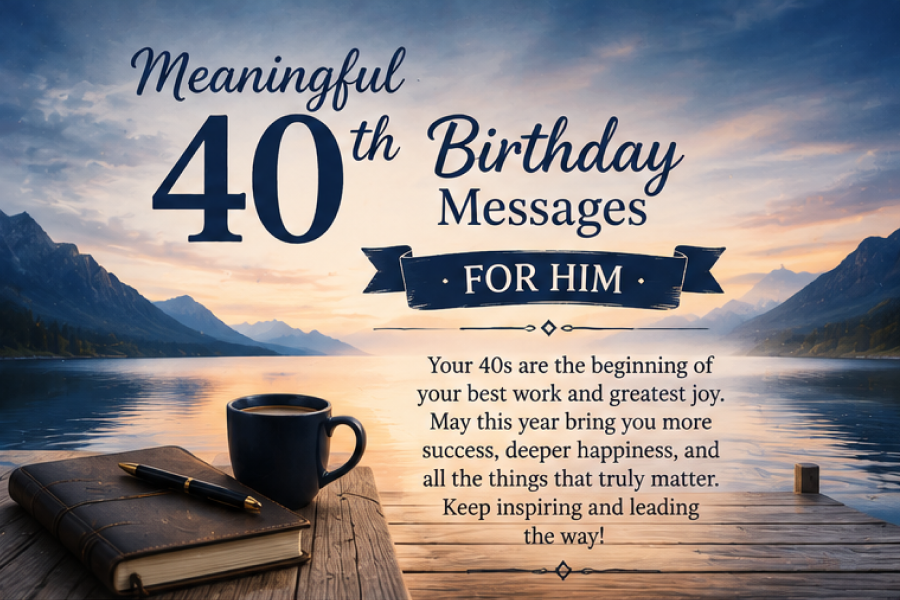 Meaningful 40th Birthday Messages