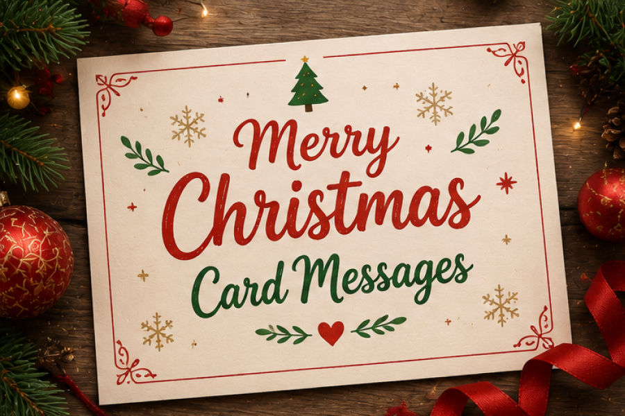 Merry Christmas Card Messages