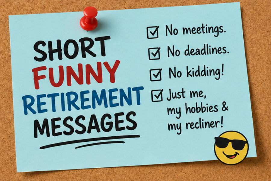 Funny Retirement Messages