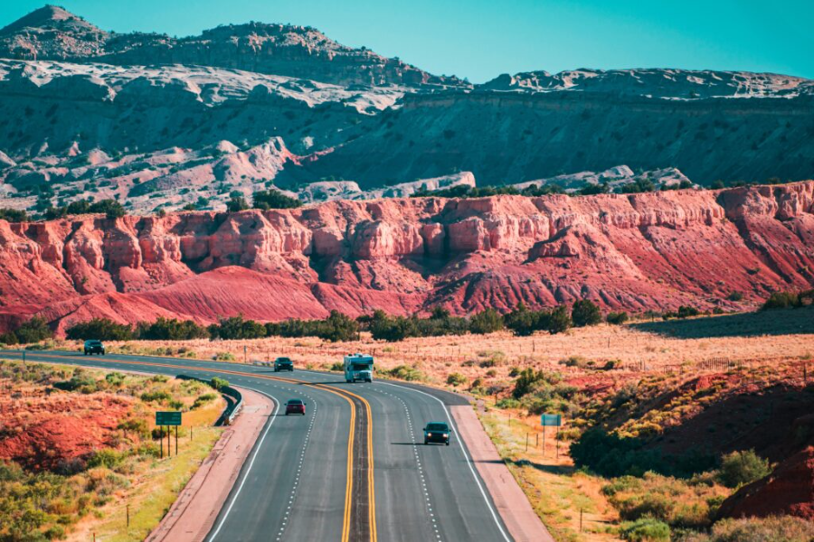 2 Week National Park Road Trip Map