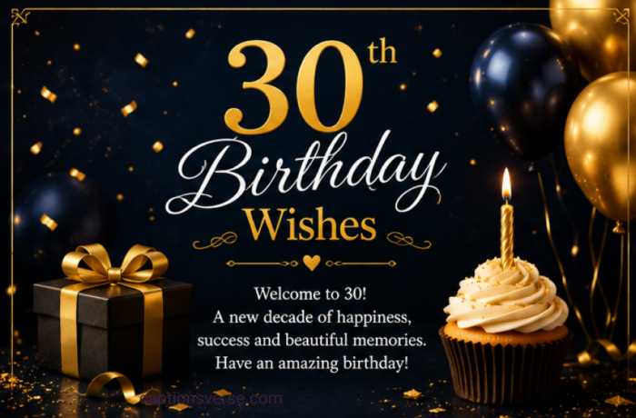 30th Birthday Wishes