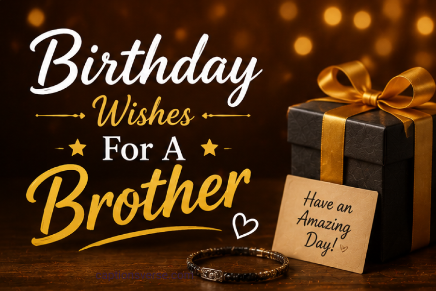 Birthday Wishes For A Brother