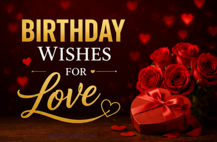 Birthday Wishes For Love