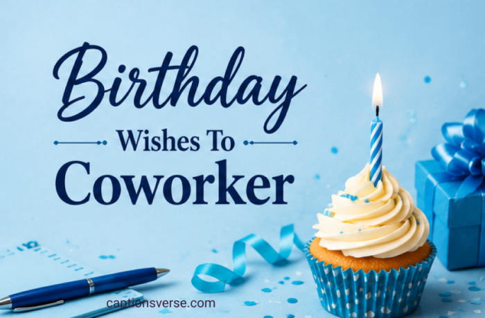 Birthday Wishes To Coworker