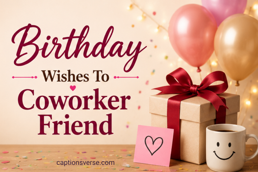 Birthday Wishes To Coworker