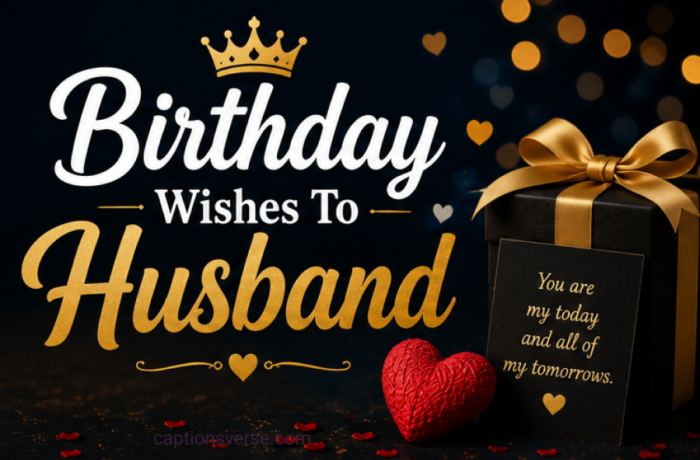 Birthday Wishes To Husband