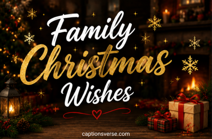 Family Christmas Wishes