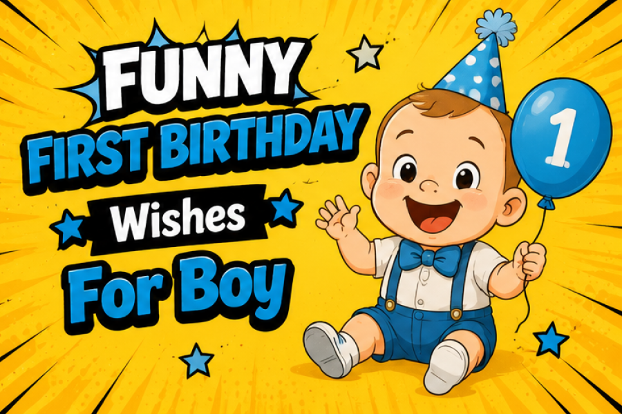 First Birthday Wishes For Boy