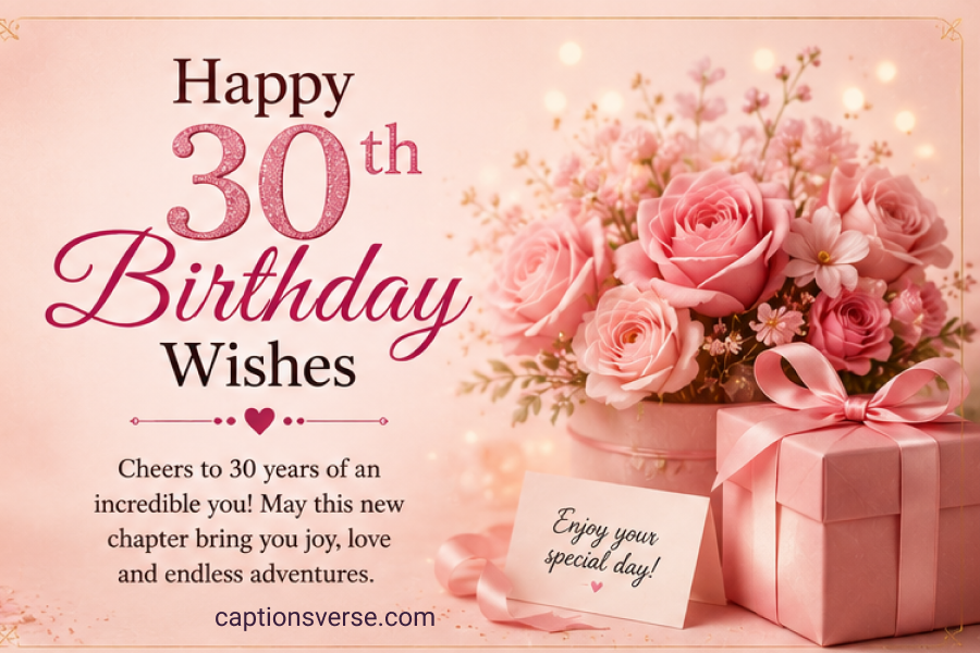 30th Birthday Wishes