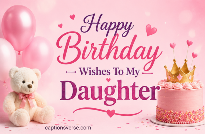 Happy Birthday Wishes To My Daughter