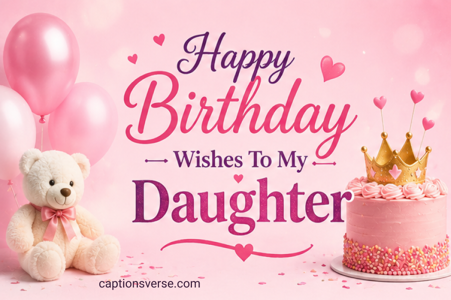 Happy Birthday Wishes To My Daughter