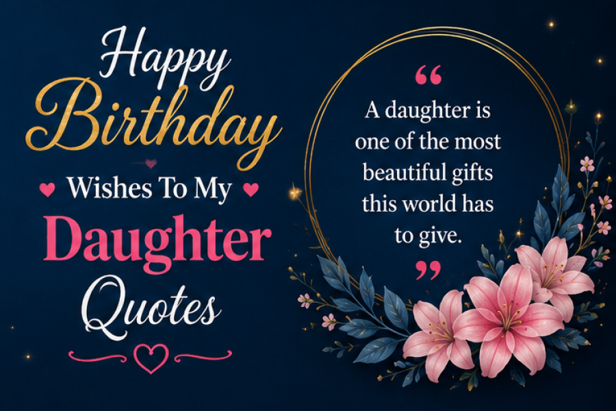 Happy Birthday Wishes To My Daughter