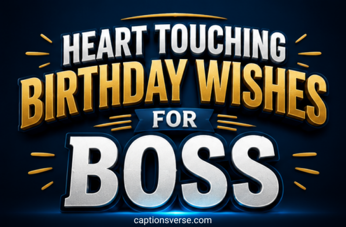 Heart Touching Birthday Wishes For Boss