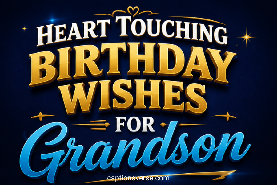 Heart Touching Birthday Wishes For Grandson