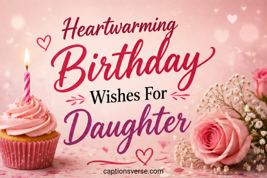 Heartwarming Birthday Wishes For Daughter