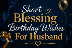 Short Blessing Birthday Wishes For Husband