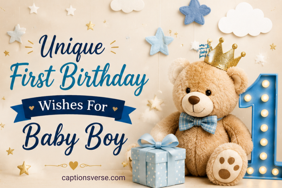 First Birthday Wishes For Boy