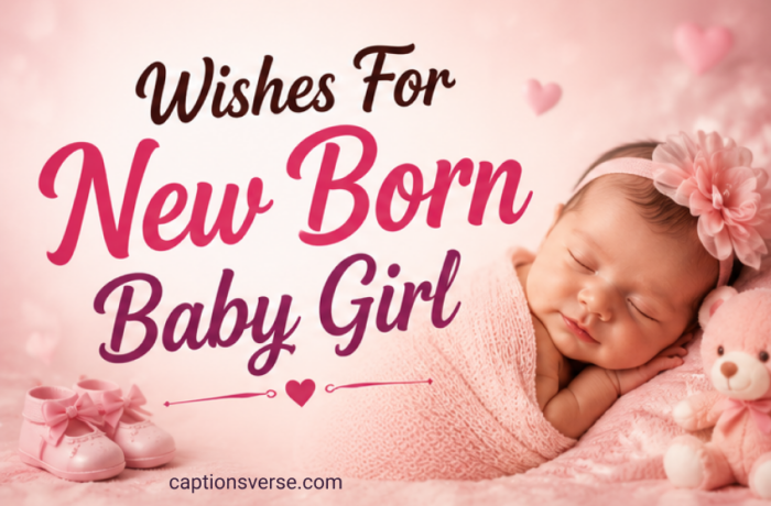 Wishes For New Born Baby Girl