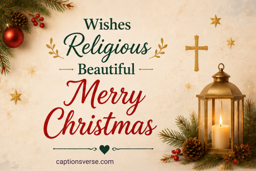 Religious Beautiful Merry Christmas Wishes