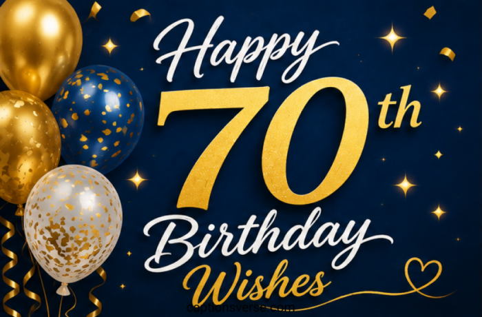 Happy 70th Birthday Wishes