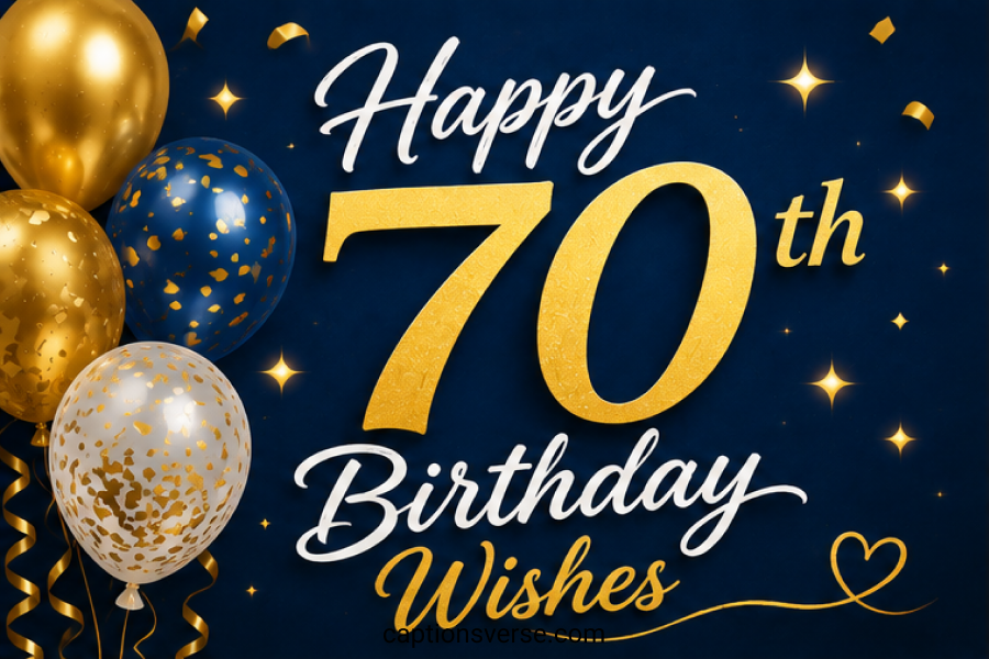 Happy 70th Birthday Wishes